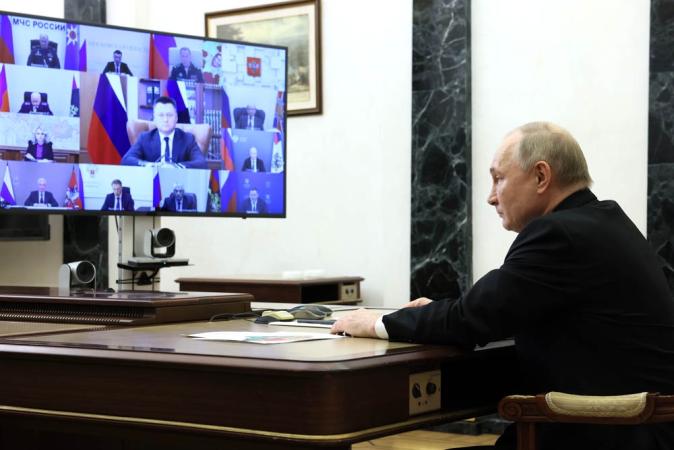 Путин провел совещание по мерам, принимаемым после теракта в "Крокус Сити Холле"