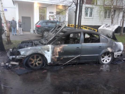 Житель Зеленограда поджег новый автомобиль бывшей жены из ревности